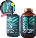 PALIVOVÉ PALIVO Dentálne probiotiká, Keto Gummy s MCT olejom a tráviacimi enzýmami