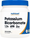Nutricost draselný bikarbonát prášok 2 LB - bezlepok, bez GMO