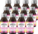 TEONIĆ Moje Gut Mojo: Digest, Detox nápoje pre lepšie stravovanie, s brusnicou, zázvor, škorica, USDA-Certifikovaný, bez cukru, kofeín bez nápojov, 12 fliaš, každý váži 2 Fl Oz