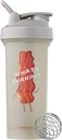 BlenderBottle len pre zábavu Classic V2 fľaša Shaker Ideálne pre proteín Shakes a pre cvičenie, 28-Ounce, Čo je Shakin'