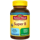 Príroda vyrobené Super B komplex vitamíny pre ženy a mužov, diétne doplnky pre podporu energetického metabolizmu, Super vitamín B komplex, 60 Softgels, 60 dní dodávky