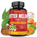 Organické Bittler Melon extraktu Kapsule - 60 Pills 2 Mesiac - Kombinované Neem, senovka grécka, Curcumin, Cesnak a papája