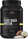 KompleX Nutrition Plant Based Protein Powder (25 Servings) - Coconut Ochutené prírodné, Vegan, Zero Sugar, Nízky tuk, Negeneticky dietetické doplnky vyrobené z 29 prírodných zelených a ovocných
