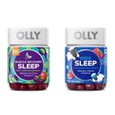 OLLY svalové zotavenie Spánkové Gummy s kartou Cherry, 40 Počet a deti spať Gummy s melatonínom, harmanček, 50 Počet