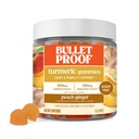 Nepriestrelná bezcukrová broskyňová zázvor Turmérske Gumies, 60 gróf, Keto Supplement for Joint and Feature Response Support, New and Improved Flavor and texure, Packaging May Vary
