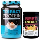 Nutrológia TRIPACT Proteín prášok, 7-v-1 jedlo náhrada Shake, Vanilla latte škorica chuť (40 porcie) Repa prírodné O2, pred cvičením prášok, mučenka ovocná chuť (30 porcie)