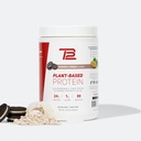 TB12 Plant Based Protein Powder by Tom Brady, 24g Vegan Pea Protein, Low Sugar, Low Carb, Non-GMO, Nahradenie jedla, Keto Friendly, Paleo, Bez cukru, Cookies and Cream Flavor (30 Servings)