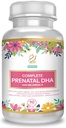 ACTIF Kompletná prenatálna DHA s 1500mg Omega-3, 100% Natural, Organic DHA, EPA