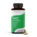 LifeSeasons Puri-T - Pečeň Cleans & Detox Suplement Suplement - Resveratrol, N-Acetyl Cysteine, Milk Thitle, Artičok & Turmeric - Podporuje regeneráciu tkanív a zdravý tok pile - 60 kapsúl