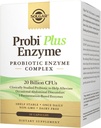 Solgar Probi Plus Enzyme Complex, 30 kapsúl - 20 miliárd CFU Probiotiká Plus Enzýmy - raz denne - Klinicky študované na Alleviate Príležitostné plynu & Bloating - Non-GMO & Dairy Free, 30 Servings