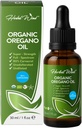Organický oregano olej - 1 Fl Oz (30 ml), 80% Carvatrol USDA organické oregano olej kvapalné kvapky, koncentrované rastliny na báze, non-GMO, bylinné doplnky