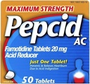 Pepcid AC Reducer Maximálna sila Tablety, 100-Count