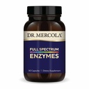Dr. Mercola Full Spectrum Enzymes - 22 rôznych enzýmov - podporuje trávivé a imunitné zdravie - pomáha Digest Carbohydráty, tuky, proteíny a vlákna - non-GMO, Gluten-Free & Soy-Free - 90 kapsúl