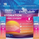 HydroMATE Electrolytes Powder Pakets Ananás Hydratácia Accelerator Low Sugar Party Favors for Recovery Tropical Piña Colada 16 Sticks