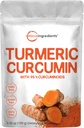 Turmeric Extract 95% Curcuminoids (Natural Turmeric Extract and Turmeric Supplements), 100 Grams, Rich in Antioxidants for Joint & Immune Support, No GMOs, Vegan Friendly, India Origin