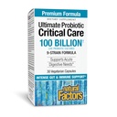 Prírodné faktory Ultimate Probiotic Critical Care, podporuje intestinálnu obnovu, 9 kmeňov, 100 miliárd CFU