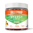 nepriestrelná tropická energia bez obsahu cukru Gumies, 60 grófov, doplnok pre dennú a trvalo udržateľnú energiu so 100mg COQ10, denná hodnota B12, 100mg mozgu Octane olej