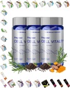 Oxidative Stres Relief Formula Waybest Cell Vitality NRF2 Activator (180 Vegánske kapsuly), Nutritional Antioxidant Anti-Aging zdravotné doplnky, zmes 5 prírodné bylinné fytonutrienty zložiek