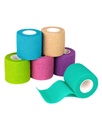 Frecare Self adhezive Bandage Wrap, Medical Tape in First Aid Kit, Cohesive Bandages for Wounds Sport Vet, 2 palce X 5 Yards 6 Rolls, Rainbow