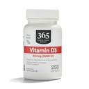 365 podľa celého potravinového trhu, vitamín D3 2000 IU, 250 IU ou