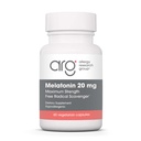 Alergická výskumná skupina Melatonín 20 mg - Čistý melatonín, extra sila pre dospelých, pomoc pri spánku, vysoká dávka, vegetariánske kapsuly - 60 grófov