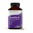 Dýchanie-X - Alergia & Sinus Relief Supplement - Podpora Sinusy & Nasálny nepohodlie - non-Drowsy & Fast-Acting - Quercetin, Hypromelain, Citrus Bioflavonoids, Nettle Leaf & Vitamín C - 180 Kapsule