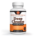 1 deň Čistenie kolóny - Čistenie detoxikácie - Čistenie čriev a laxatíva - Detox proti dvanástnikom - Čistič kolón a detox - 30 kapsúl