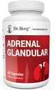 Dr. Berg Adrenal Glandular - Hormone Balance Formula, ktorá podporuje zdravé adrenálne funkcie - Adrenal Suplement podpory - 60 Kapsule