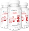 (3 balenia) Terraform Pure TUDCA (Kyselina deoxycholická) - 500 mg na obsluhu - čistá podpora a zdravie pečene - 60 kapsúl