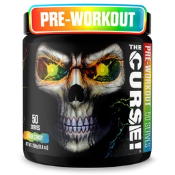 JNX ŠPORTS kliatba! Pre cvičenie Powder pre mužov a ženy, kofeín, Beta-Alanín, Kreatín, L-Citrulín, 50 Servings, Kyslé Candy Flavor 