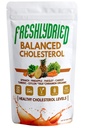 FreshlyDried Balanced Cholesterol Powder - Supports Healthy Cholesterol Levels - w/Tumeric, Ceylon True Cinnamon, Spinach, Parsley, Pineapple - Vegan-Friendly – 17 Servings – 6 Ounces