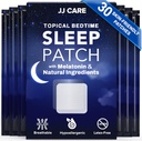 JJ CARE Sleep Patches 30 PCS, Sleep Aids pre dospelých Extra sila, Prírodné a toxín-bez spánku Patch, Melatonin Patch pre každodenné použitie, Melatonin Natural Patch pre podporu spánku