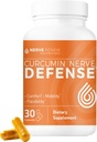 NERVE RENEW Curcumin Nerve Defense with Meriva Curcumin Phytosome for Complete Nerve Nurrishment and Comfort - Optimated Curcumin with Black Pepper Extract - 30 Kapsule