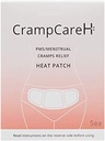 (5 Patches) CrampCareH PMS/Menstrual Cramps Relief Heat Patch with Wide Wings, FDA Registrovaný