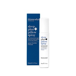 Táto práca spánok Plus Pillow sprej, 50 ml - Motion-Activated Sleep Spray Infunded s levandule, Camomile a Vetivert - Science-Backed Pillow spray navrhnutý na pomoc nepokojné spánok