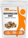 BulkSupplementments.com Marshmallow Root Extract Powder - Marshmallow Root Supplement, Bylinné doplnky - bezlepok, 1,2g za službu, 250g (8,8 oz) (Pack of 1)