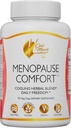 Cocó March N.M.D Menopauza Comfort Rýchla úľava od splachovania, Chladenie bylinné Blend - bez mliečnych výrobkov, bez lepku, Vegan, bez GMO, 90 Veggie Caps