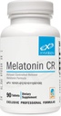 XYMOGEN Melatonín CR - Time Release Melatonín 5 mg doplnok s vitamínom B6 - Nočný + Imunitná podpora - Bifázické vydania rýchlo potom opatrne (90 Rozšírené tablety uvoľňovania)