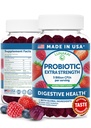 Lunakai USA Made Probiotic Gummies - 5 miliárd CFU, Vegan, Non-GMO, Gluten-Free - Tráviaca a imunitná podpora pre ženy a mužov - 60 žuvačiek