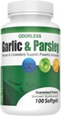 Odorless cesnak a petržlen Softgels by GL Nutrition 