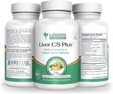 Logos Nutritionals-Liver CS Plus-60 Výkonný pečeň Detox Formula Veggie Caps-zvýšenie glutatión a zníženie oxidačný stres.