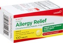 Leader 4 Hour Alergy Relief, Chlorfeniramín Maleate 4 mg tablety, Fast-Acting Relief pre kýchanie, Runny Nose, Svrbivé oči, Alergie, 100 tabliet