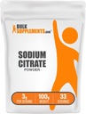 BulkSupplementments.com Dusičnan sodný prášok - Citrát sodný Food Grade, emulgátor, chuťový zväčšovač - bez lepidla, 3g na obsluhu, 100g (3,5 oz) (Pack of 1)