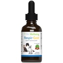 Pet Wellbeing Respir-Gold pre mačky - podporuje zdravé dýchanie, Open Airways, Podpora dýchania, Black Cumin, Horehound, Grindelia - Veterinarian-formulované bylinné doplnok 2 fl oz (59 ml)