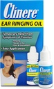 Clinere Ear Ringing Oil Relief, Ušné kvapky na pomoc zastaviť zvonenie v ušiach, Tinnitus Relief, Hluk v ušiach, bolesť a nepohodlie, Uľavuje zvonenie v ušiach, Buzzing, Klikovanie s Homeopatickým olejom, .5 fl