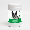 Zdravé plemená Francúzsky Bulldog Salmon Oil Soft Chews 120 Počet
