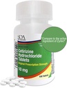 SDA Laboratories Po celý deň 24-hodinová alergia Medicína 100 Počet antihistaminika pre alergie, Pollen, Hay Fever, Suchý, Svrbiace oči 