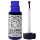 OMS Natural Eyelash Growth Serum - Premium Eyelash Enhanceing Formula s Castor Oil & Batana Oil Organic - Silnejšie, Dlhšie Lashes a obočie v 5 Týždne, 8-12 Mesiac dodávky - Made in USA (15ml)