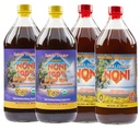 TAHITI trader Mix & Match - Original High-Potency Noni & 100% Noni Island štýlový džús - Organic Antioxidant Superfood Juice Supporting Energy & Body Health - (32oz, 4 balenie)
