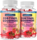 2 balenia Cortisol doplnky pre Hormone Harmony, 17-v-1 Cortisol Gummy pre ženy a mužov Cortisol Redukcia s Ashwagandha, Rhodiola Rosea, svätý bazalka, Valerián pre stres Relief & Cortisol Balance